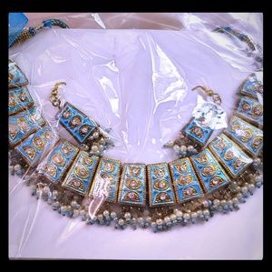 Handcrafted Ethnic Indian Lakh Jewelry Set